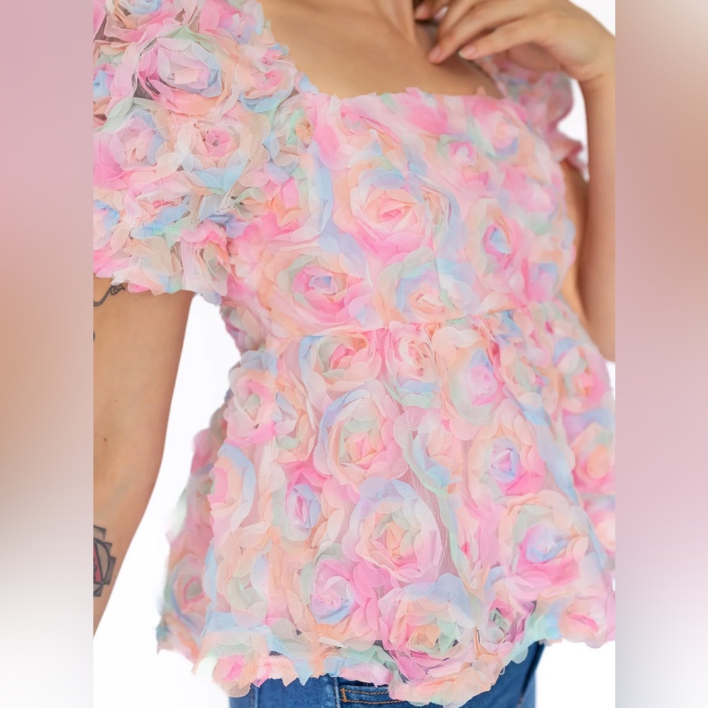 Fab’rik babydoll floral top